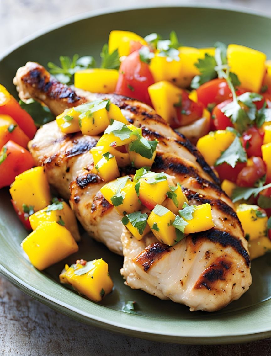 Grilled Chicken with Mango Salsa Recipe