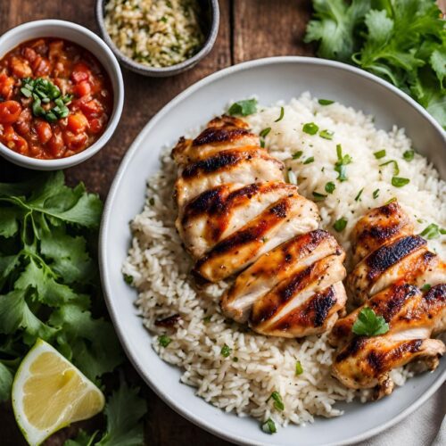 Grilled Chicken and Rice