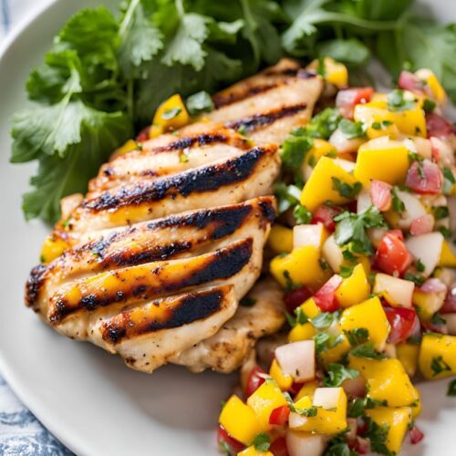 Grilled Chicken with Mango Salsa Recipe