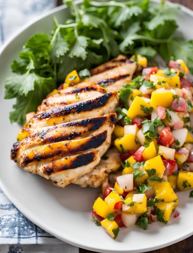 Grilled Chicken with Mango Salsa Recipe