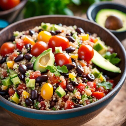 Quinoa and Black Bean Salad