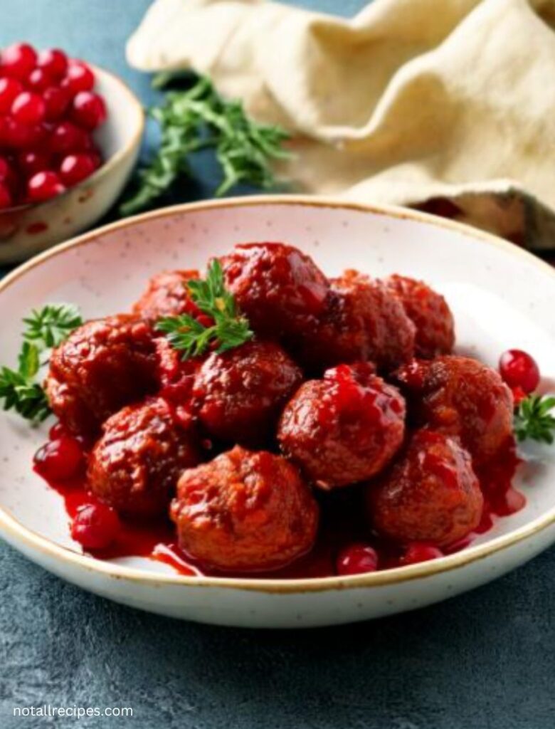 cranberry sauce meatballs