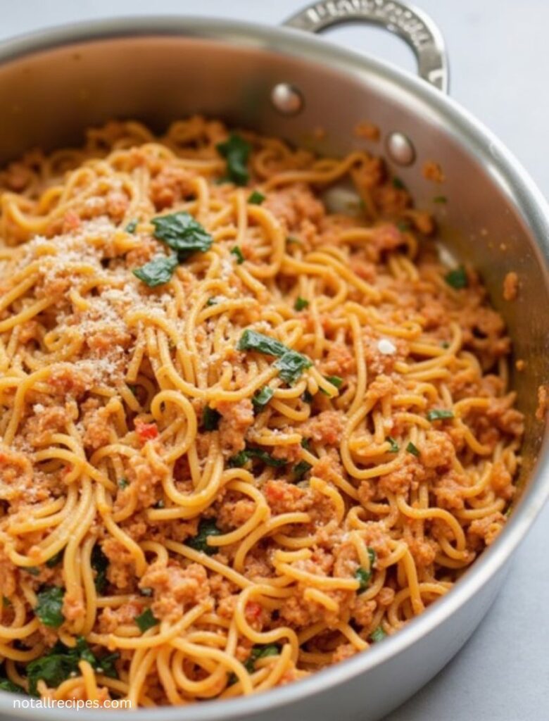 Pioneer Woman Turkey Spaghetti 