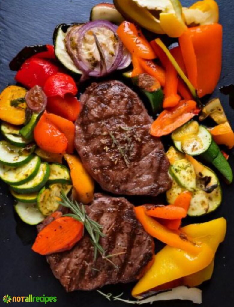 Steak with Roasted Veggies