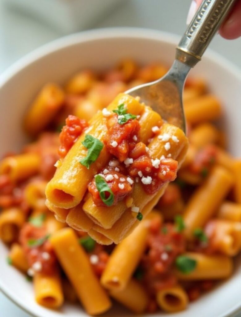 Healthy Spicy Rigatoni Recipe