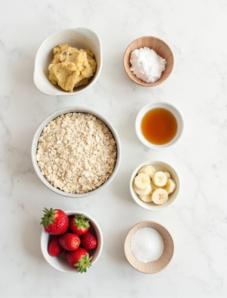 High Protein Strawberry Baked Oats