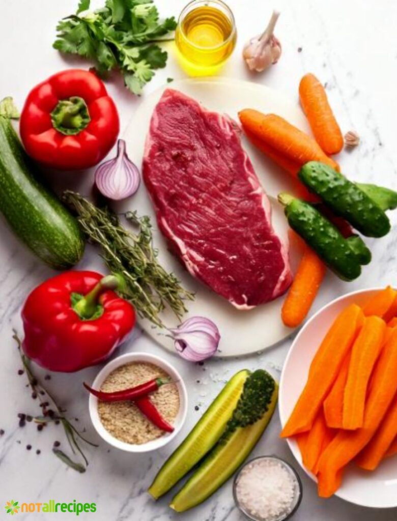 Steak with Roasted Veggies