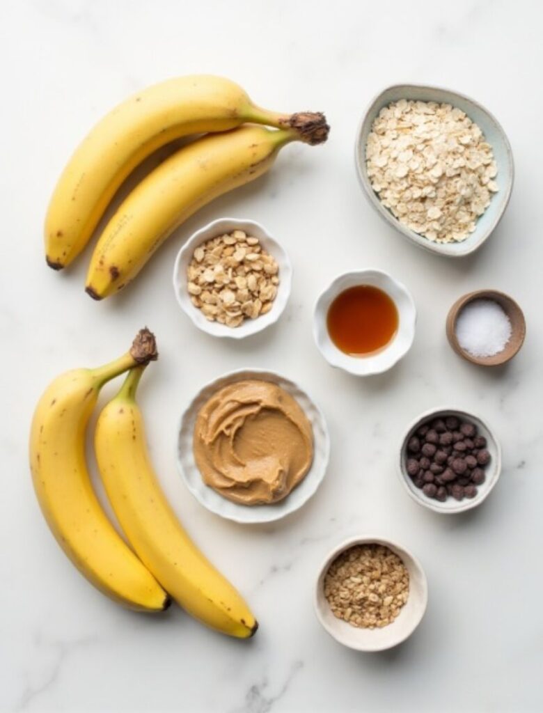 Healthy Banana Oatmeal Cookies