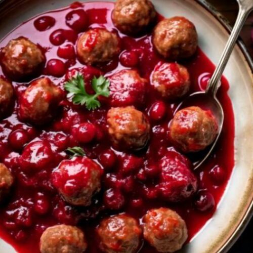 cranberry sauce meatballs